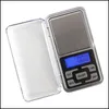 Escalas de pesagem 500g x 0,1g Mini Pocket Digital Scale para Gold Sterling Sier Jóias NCE GRAM Drop Drop Drip Delivery School Dhk6o