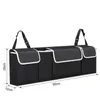 Car Trunk Organizer High Capacity Storage Bag Waterproof Oxford Cloth Foldable Multifunctional Seat Back Interior Hanging Bags