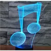 Night Lights 3D LED Light Dynamic Music Note With 7 Colors For Home Decoration Lamp Amazing Visualization Musical Instrument