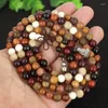 Pendant Necklaces Fashion Buddhist 8mm Rosewood Bracelet 108 Color Beads Necklace Religious Jewelry All-match For Prayer