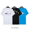 PA Designer Mens T Shirts Angel Women's Shark Letter Print Bomull