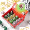 Świece świąteczne zapach świeca 12pcs/pakiet bezdymny Santa Snowman Difting Tree Desig