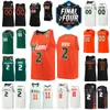 Miami Hurricanes College 24 Nijel Pack Jersey Basketball 55 Wooga Poplar 4 Bensley Joseph 1 Anthony Walker 2 Isaiah Wong Miller 15 Norchad Omier 2023 Final Four NCAA