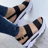 Sandalen Sommer Frauen Mode Offene spitze Weiche Bequeme Frau Keil Schnalle Weibliche Frauen Orthopädische Sandale Schuhe 230329