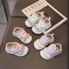 First Walkers Baby Boys Girls Summer Mesh Sandalen Kinderademige strandschoenen kinderen Leisure Apartement Non Slip babyschoenen 230330