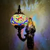 Wall Lamp Est Mediterranean Style Light Art Deco Turkish Mosaic Handcrafted Glass Romantic Stairs