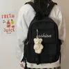 Sac à dos homme et femme sac d'école étudiant toile sac à main haute capacité boucle fermeture éclair femmes