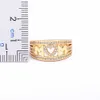 Solitär-Ring-Qualitäts-koreanische weibliche AAA-Zirkon-offene einfache MOM-justierbare Finger s für Frauen-Muttertag-Partei-Schmucksache-Geschenk Y2303