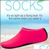 Andra festliga festleveranser Vattenssportskor tofflor Simning Nonslip Diving Socks Pure Color Summer Beach Seaside Sneaker Dro Dhxky