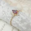 Bröllopsringar Lamoon Vintage Court Bijou Crown for Women Alexandrite 925 Sterling Silver Gold Plated Fine Smycken Tillbehör 230330