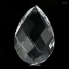 Ljuskrona kristall 1 st rutnät klara glaslampa prismor delar hängande droppar hängen 38 mm g2ab