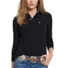 Damespolo's Hoge kwaliteit Herfst Damespoloshirt met lange mouwen Katoen Vrije tijd Dames Golf Vrije tijd Slim Fit Sport Dames T-shirt met polohals Top 230330