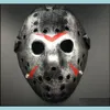 Maschere per feste Halloween Horror Jason Mask Hockey Cosplay Killer Decorazioni spaventose Natale Masquerade Masque V Per Vendetta Drop Delivery H Dhcfd