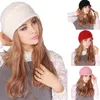 Beanies Women Hat Luxury Knitted Hats Female Soft High Elastic Warm Caps Headgear Girl Cap Solid Color 2023 Winter