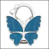 Hooks Rails Butterfly Handbag Hanger Glossy Matte Foldbar bordskrok för väskväska Drop Delivery Home Garden Housekee Organisatio DHPIC