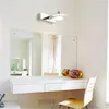 Wall Lamps Crystal Light Bathroom Toilet Vanity Mirror Lamp Single Head Anti Fog Antirust Front LED