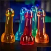 Wijnglazen transparante penis creatief glazen biersap High Boron Martini Cocktail Perfect Gift Bar Decoration Universal Cup Drop Dh1jv