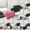 Spiegel Qualität Designer Taschen Damen CHAIN Cross Body Umhängetasche Luxus Handtasche Leder Umhängetasche WOC PURSE 230301