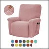 Housses de chaise 1 siège inclinable canapé extensible sliper er 4 pièces couleur unie élastique spandex meubles doux canapé protecteur livraison directe DHJSF