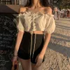 المرأة القصير عالية الخصر الصيبة الصيفية على شكل كوريا كل مباراة ins ins sexy ship short streetwear harajuku ulzzang 230329