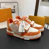 Designer Schoenen Trainers Mannen Casual Schoenen Kalfsleer Sneakers Brief Overlays Platform Schoenen Lace up Presbyopie Trainer Luxe Sneaker