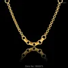 Choker Adixyn Unieke Desigh 45cm Gold Chain For Women Color Circle Necklace Fashion Jewelry African/Kenya/USA Style