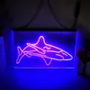 Shark Man Cave LED Neon Sign Home Decor New Year Wall Wedding Bedroom 3D Night Light