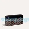 Matignon Mens 디자이너 가방 Long Wallet Coin Purses Wristlets 럭셔리 카드 홀더 레이디 가죽 클러치 여권 홀더 카드 케이스 케이스 키 파우치 여성 가방 지퍼 지갑