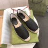 Классическая Мателасса Новая холст эспадрили повседневная обувь плоская соломенная петля Bottom Loafer Loafer Loafer Designer Designer Spring Summer Commory Suture Size 35-41