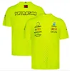 Nowy f1 wyścigowy koszulka z krótkim rękawem letnia drużyna Polo Jersey tego samego zwyczaju