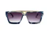 Designerskie okulary przeciwsłoneczne luksusowe szklanki ochronne okulary konstrukcja czystości UV380 Projekt alfabetu okulary przeciwsłoneczne jazda na plażę noszenie okularów przeciwsłonecznych 1502