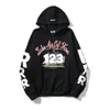 Rrr123 22fw New "gaomu Street" Print Made Old Wash Hooded Sweater Graffiti Loose Fit