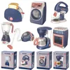 Andra Toys Kitchen Simulate Home Appliances Set Washing Machine dammsugare Renare Oven Juicer låtsas leka med hus 230329