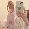 أشرطة الهاتف الخليوي عالمي حلقة معلقة Fore Mobile Silicone Lanyard Sbracelet مضاد للاختراق لـ iPhone Xiaomi Samsung Keychain 500pcs