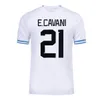 2022 Soccer Jerseys Uruguay Soccer Jersey 22 23 L.SUAREZ E.CAVANI N.DE LA CRUZ national team Shirt G.DE ARRASCAETA F.VALVERDE R.ARAUJO R.BENTANCUR Football