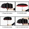 Parasol w pełni automatyczny parasol 10Ribs podwójny parasol duży wiatr i odporne na UV Sombrilla Sun Rain Folding Parrella 230330