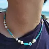 Choker 2023 sötvattenspärlhalsband för kvinnor natursten halsband smycken bohemian pärlstav smycken mode collier