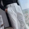 Abiti da uomo 2023 Pantaloni da uomo Slim Fit Business Office Vita alta Pantaloni casual coreani classici di alta qualità da uomo di marca B82