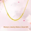قلادات قلادة viticen real 18k الذهب فينيكس النساء au750 هدية المجوهرات للزوجة وصديقة في الموضة الكلاسيكية الترقوة 230329