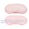 Factory price Eye Sleep Mask 4 Layers Polyester Sponge Shade Nap Cover Blindfold Mask for Sleeping Travel Soft Polyester Sleeping Masks 20 Colors in stock