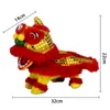 Elektroniska plyschleksaker Interaktiv robotlejon Toys Electronic Plush Animal Pens Walking Electric Dance Lion USB Laddningsmusik Led Toys Children's Gift 230329