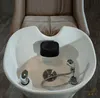 Hairdresser ceramic basin shampoo bed hair salon dedicated hairdresser tide shop half lying flush bed retro