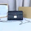 Hochwertige Kette Schulter Cross Body Schultertasche Mode-Stil Druck Handtaschen Schloss Fang Umschlag Taschen Abendtaschen Clutch Totes Hobo Geldbörsen Brieftasche