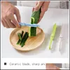 Fruktgrönsaksverktyg Crocodile Ceramic Peeler Cartoon Scra Scales Peeling Knifet Potatis Apple Tool Drop Delivery Home Garden Kitch DHYMV
