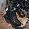 Authentique bottes en cuir pour femmes 2022 sport bottines femme chaussures de créateur de luxe femme appartements plate-forme talons semelle en caoutchouc L230704