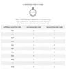 2023 Сердечные кольца для женщин Циркон камни для модного свадебного обручального обручального кольца