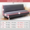 Kussen decoratief kussen jacquard armloze bank omklep settee -covers zonder armleuning voor woonkamer vouwmeubilair wasbare bankbeschermer 1 st 230330