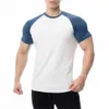 Męskie tshirty proste koszulki dla mężczyzny sportowe fitness mężczyźni