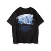 Men's T Shirts Snow Mountain Letter Printing T-Shirt Men Unisex Design Tee Shirt Homme Summer Short Sleeve Vintage Casual