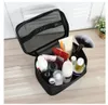 Cosmetic Bags Cases 1PCS Women Men Necessary Portable Bag Transparent Travel Organizer Fashion Large Black Toiletry Makeup Pouch 230329